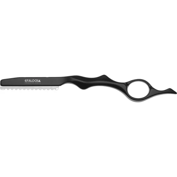 Efalock Styling Razor, brzytwa fryzjerska, czarna, ref. 14101885
