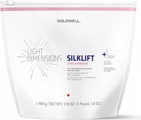 Goldwell Lightdimensions, silklift zero ammonia, rozjaśniacz bez amoniaku, 500g