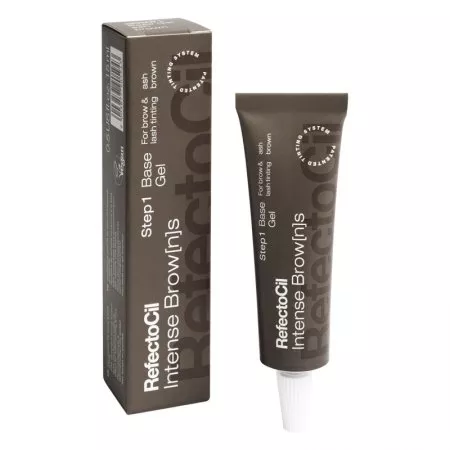 RefectoCil Intense Brow[n]s, Base Gel, farba do brwi i rzęs, popielaty brąz, 15ml, ref.5038