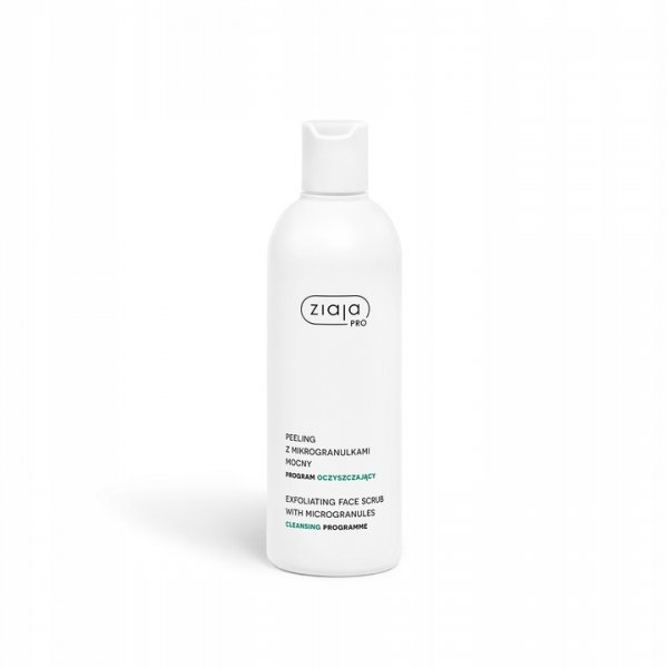 Ziaja Pro Program oczyszczający, peeling z mikrogranulkami mocny, 270ml