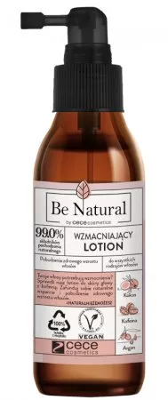 CeCe Be Natural, wzmacniający lotion z olejem kokosowym, arganowym i kofeiną, 150ml