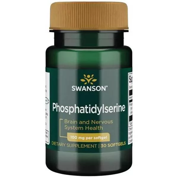 Swanson Fosfatydyloseryna 100mg 30kaps - data ważności (8.2026)