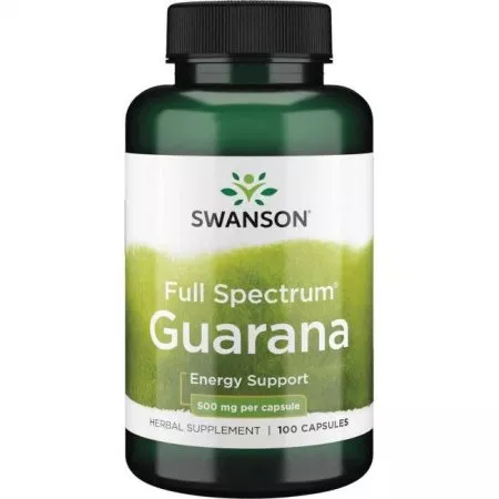 Swanson Guarana 500mg 100kaps