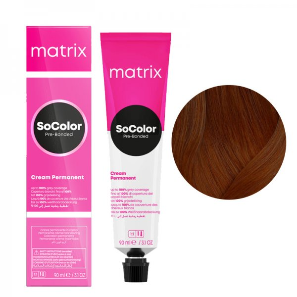 Matrix SoColor, farba do włosów z technologią Pre-Bonded, 5BC, 90ml