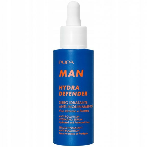 PUPA Man Hydra Defender, serum nawilżające do twarzy, anti-pollution, 30ml