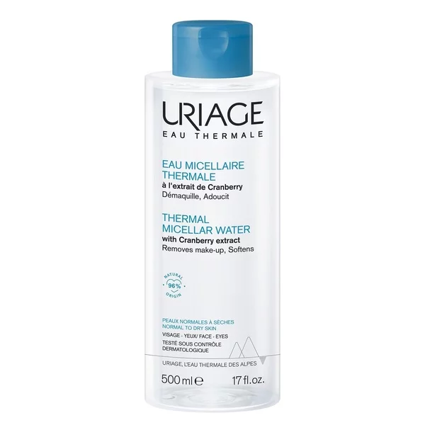 Uriage Thermal Micellar Water płyn micelarny z ekstraktem z żurawiny do cery normalnej i suchej 500ml