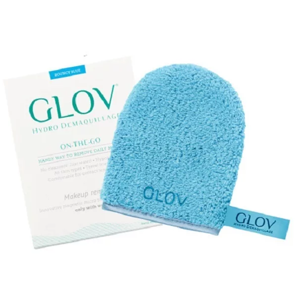 Glov On-The-Go Makeup Remover rękawiczka do demakijażu Bouncy Blue