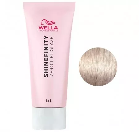 Wella Shinefinity Zero Lift Glaze, farba półtrwała do włosów, 08/0 nat, 60ml