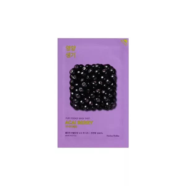 Holika Holika Pure Essence - Acaiberry, maseczka na płachcie - data ważności (15.10.2026)