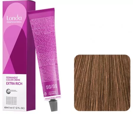 Londa Color Permanent, farba do włosów, 7/7, 60ml