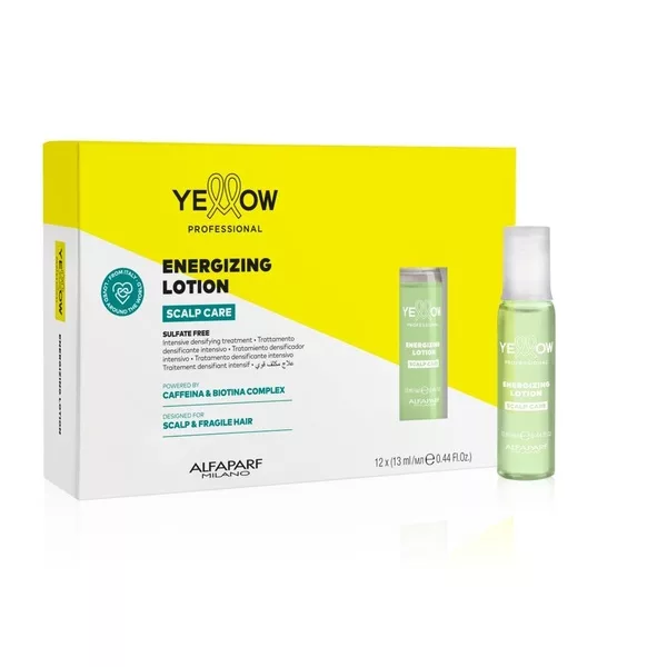 Yellow Professional Scalp Energizing Lotion, intensywna kuracja wzmacniająca w ampułkach, 12x13ml