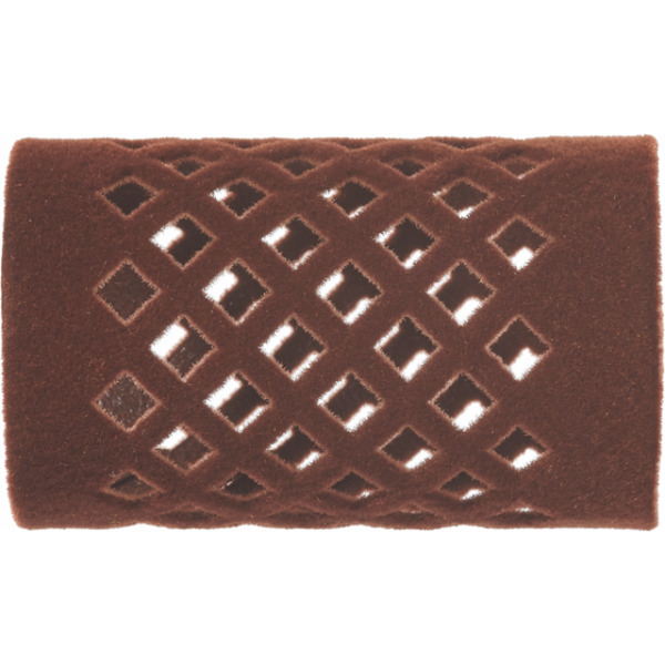 Efalock Flocked Curler, wałki metalowe flokowane 46mm-28mm brązowe 12szt., ref. 14100864