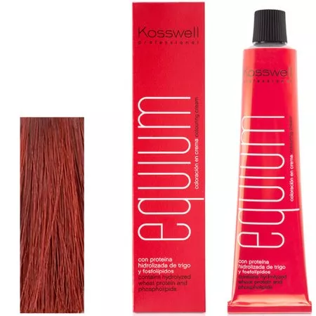 Kosswell Equium 7.62, Profesjonalna farba do włosów, Wiśnia, 60ml