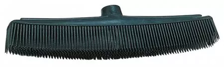 Efalock, gumowa szczotka do zamiatania, antystatyczna, kolor czarny