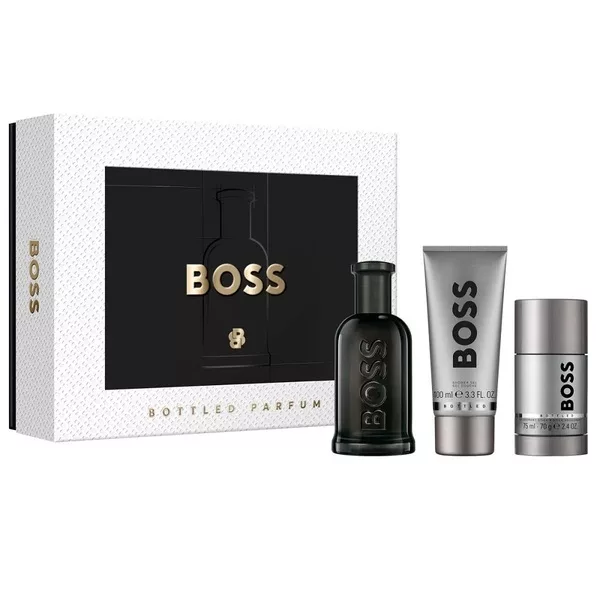 Hugo Boss Boss Bottled zestaw męski woda toaletowa 100ml, żel pod prysznic 100ml, dezodorant w sztyfcie 75ml
