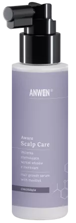 Anwen Aware Scalp Care, wcierka stymulująca wzrost włosów z mentolem, 100ml