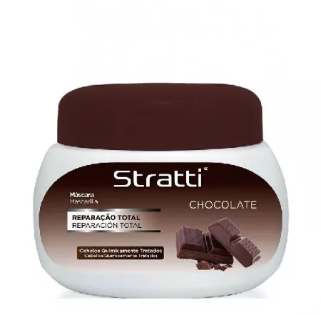 Stratti Chocolate Keratin, maska intensywnie regenerująca, 550g