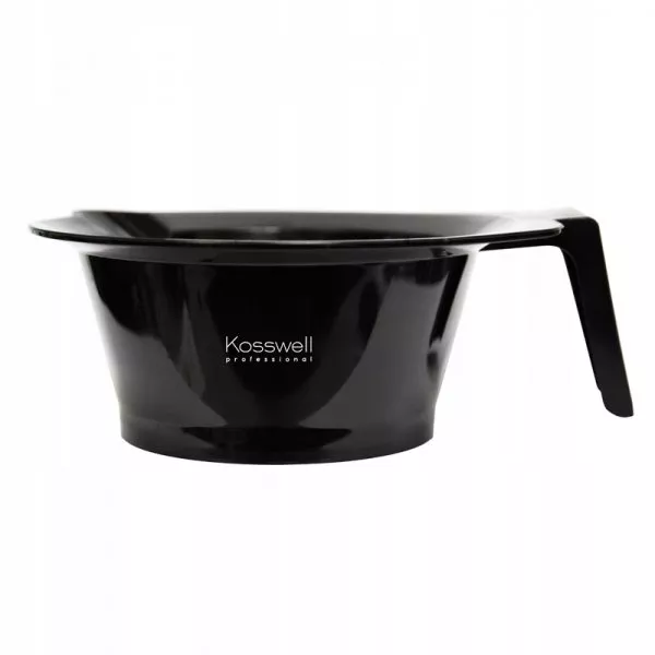Kosswell, miseczka fryzjerska czarna, antypoślizgowa podstawa, 300ml