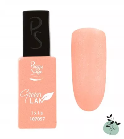 Peggy Sage Green Lak, lakier do paznokci utwardzany lampą UV/LED, 10ml, ixia