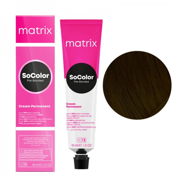 Matrix SoColor, farba do włosów z technologią Pre-Bonded, 2N, 90ml