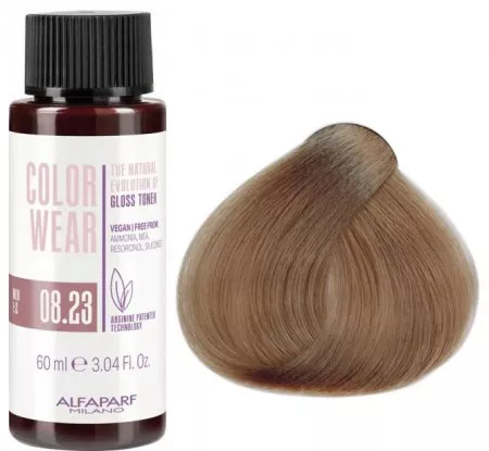 Alfaparf Milano Color Wear Gloss, toner do włosów bez amoniaku, 60ml, 8.23