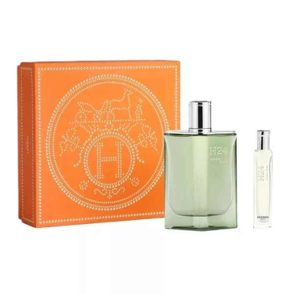 Hermes H24 Herbes Vives zestaw woda perfumowana spray 100ml + woda perfumowana spray 15ml (M)