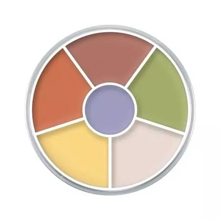 Kryolan, Dermacolor Camouflage Rainbow Set, paleta kamuflaży, 40g, Neutralizer