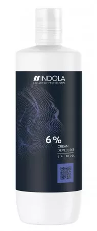 Indola PCC Developer, oksydant do farb w kremie, 6%, 1000ml
