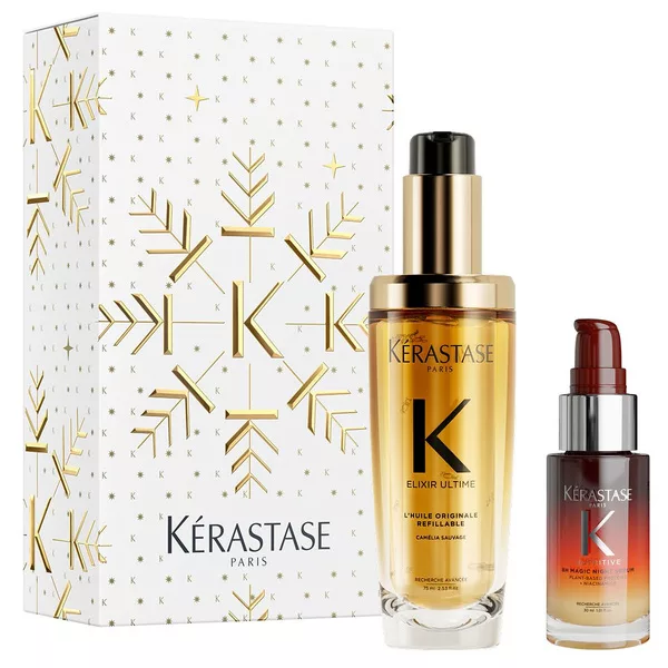 Kérastase Hero Duo, zestaw prezentowy do włosów, serum Nutritive + Elixir Ultime