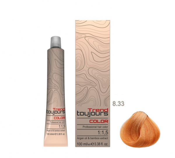 Trend Toujours Professional Color Care, farba do włosów, 8.33, 100ml