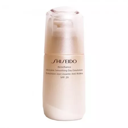 Shiseido Benefiance Wrinkle Smoothing Day Emulsion SPF20 emulsja wygładzająca zmarszczki na dzień 75ml