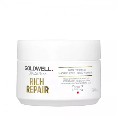 Goldwell Dualsenses Rich Repair, 60-sekundowa kuracja odbudowująca, 200ml