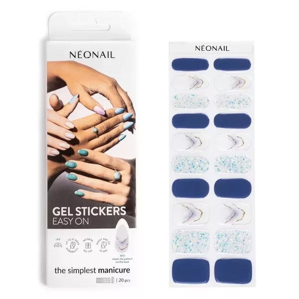 Neonail Easy On, naklejki do paznokci, M10