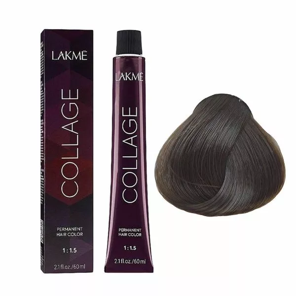 Lakme Collage, farba do włosów trwale koloryzująca, 6/00, 60ml