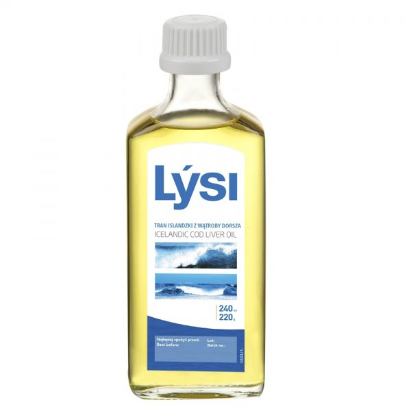 Lysi Tran islandzki naturalny 240ml