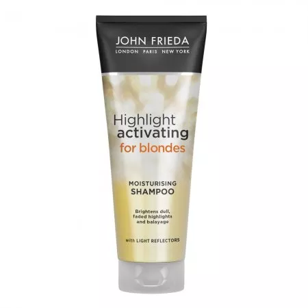 John Frieda Sheer Blonde Highlight Activating Moisturising, szampon nawilżający z olejem z avocado, 250ml