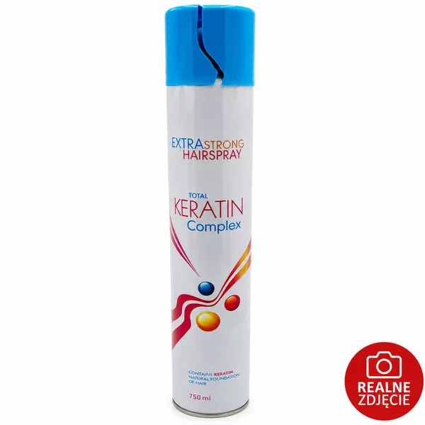 CeCe Keratin Complex, extra mocny lakier z keratyną, 750ml - uszkodzone zamknięcie i wgniecenia