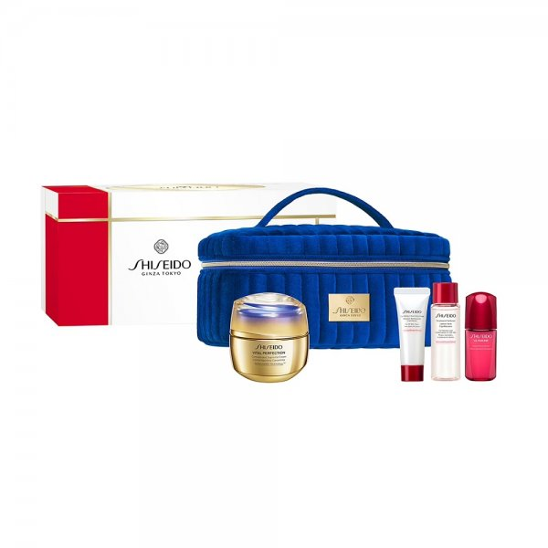 Shiseido Lifting And Redensifying Supreme Ritual zestaw krem przeciwzmarszczkowy 50ml + pianka oczyszczająca 15ml + lotion do twarzy 30ml + serum do twarzy 10ml + kosmetyczka