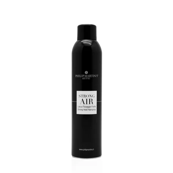 Philip Martins Strong Air Lacca Black, lakier do włosów o mocnym utrwaleniu, 300ml