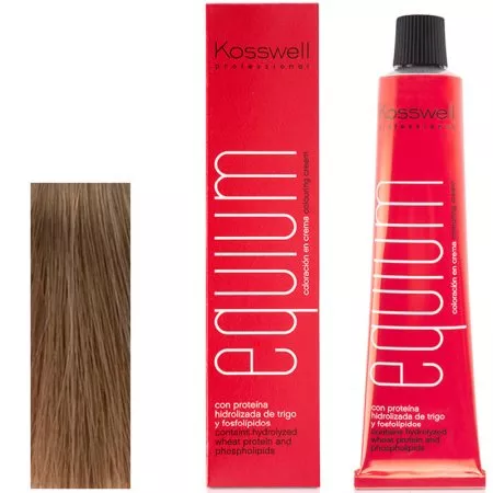 Kosswell Equium 8.00, Profesjonalna farba do włosów, Intensywny jasny blond, 60ml