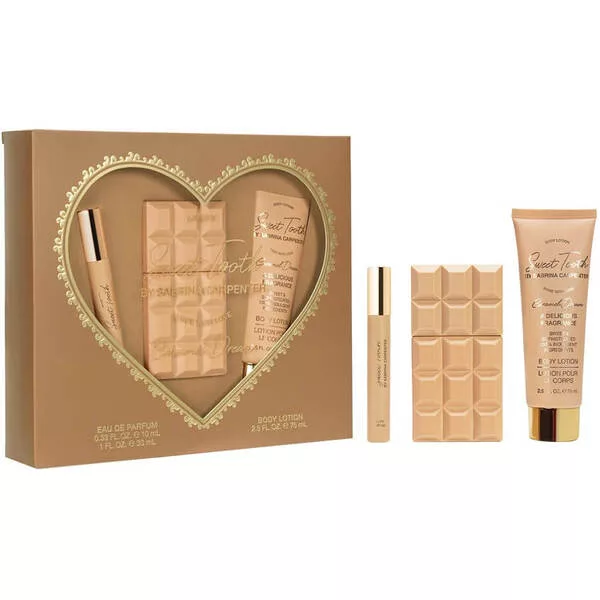 Sabrina Carpenter Sweet Tooth Caramel Dream zestaw woda perfumowana spray 30ml + woda perfumowana spray 10ml + balsam do ciała 75ml (W)