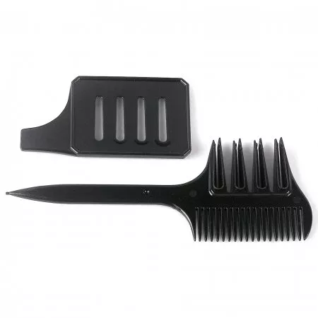 Efalock grzebień do pasemek z szablonem, narzędzie fryzjerskie