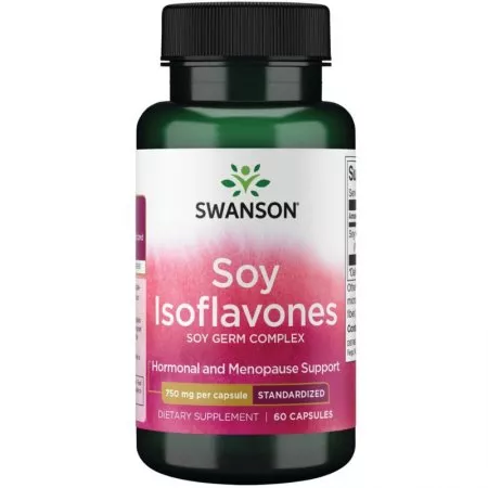 Swanson Izoflawony sojowe 60 kaps