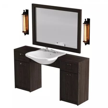 Konsoleta barberska Panda Barber Retro, pojedyncza - 48h