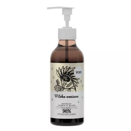 Yope, szampon do włosów normalnych Mleko Owsiane, 300ml