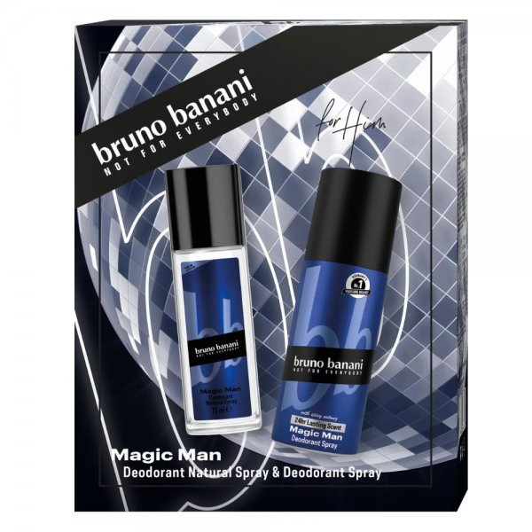 Bruno Banani Magic Man zestaw dezodorant w naturalnym sprayu 75ml + dezodorant spray 150ml (M)