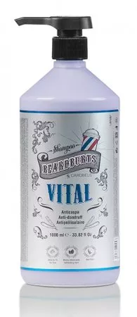 Beardburys Vital, szampon przeciwłupieżowy, 1000ml