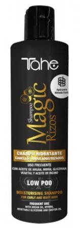 Tahe Magic Rizos Low Poo, szampon nawilżający do włosów kręconych, częste mycie, 300ml