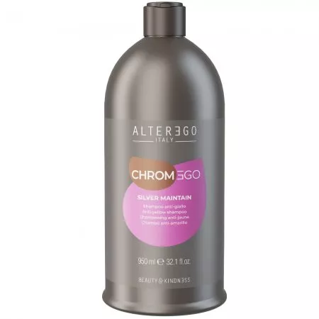 Alter Ego ChromEgo Silver Maintain, szampon przeciw żółtym tonom, 950ml