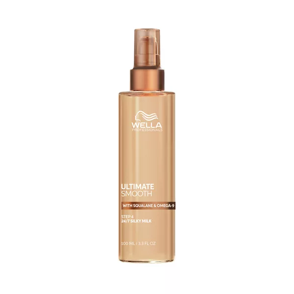 Wella Ultimate Smooth 24/7 Silky Milk, lekkie mleczko wygładzające do włosów bez spłukiwania, 100ml